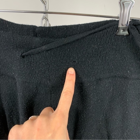 Abercrombie & Fitch Black Viscose Poly Knit Sweat Joggers Small S - Picture 5 of 10